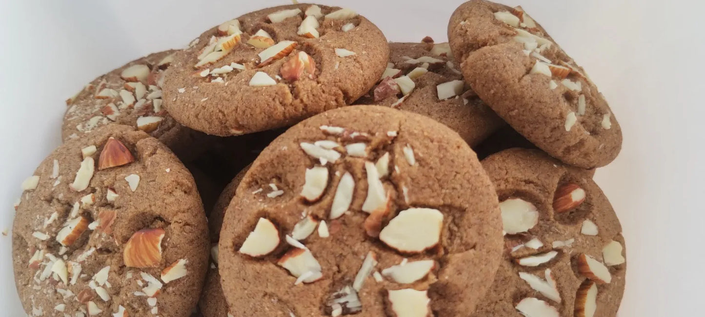 Ragi almond cookies