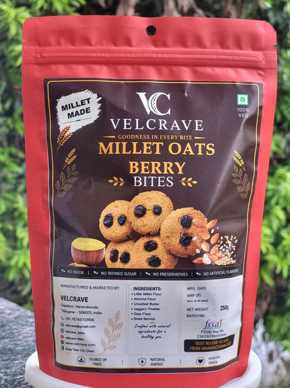 Millet Oats Berry Bites-250g
