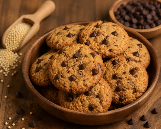 Jowar choco chip cookies